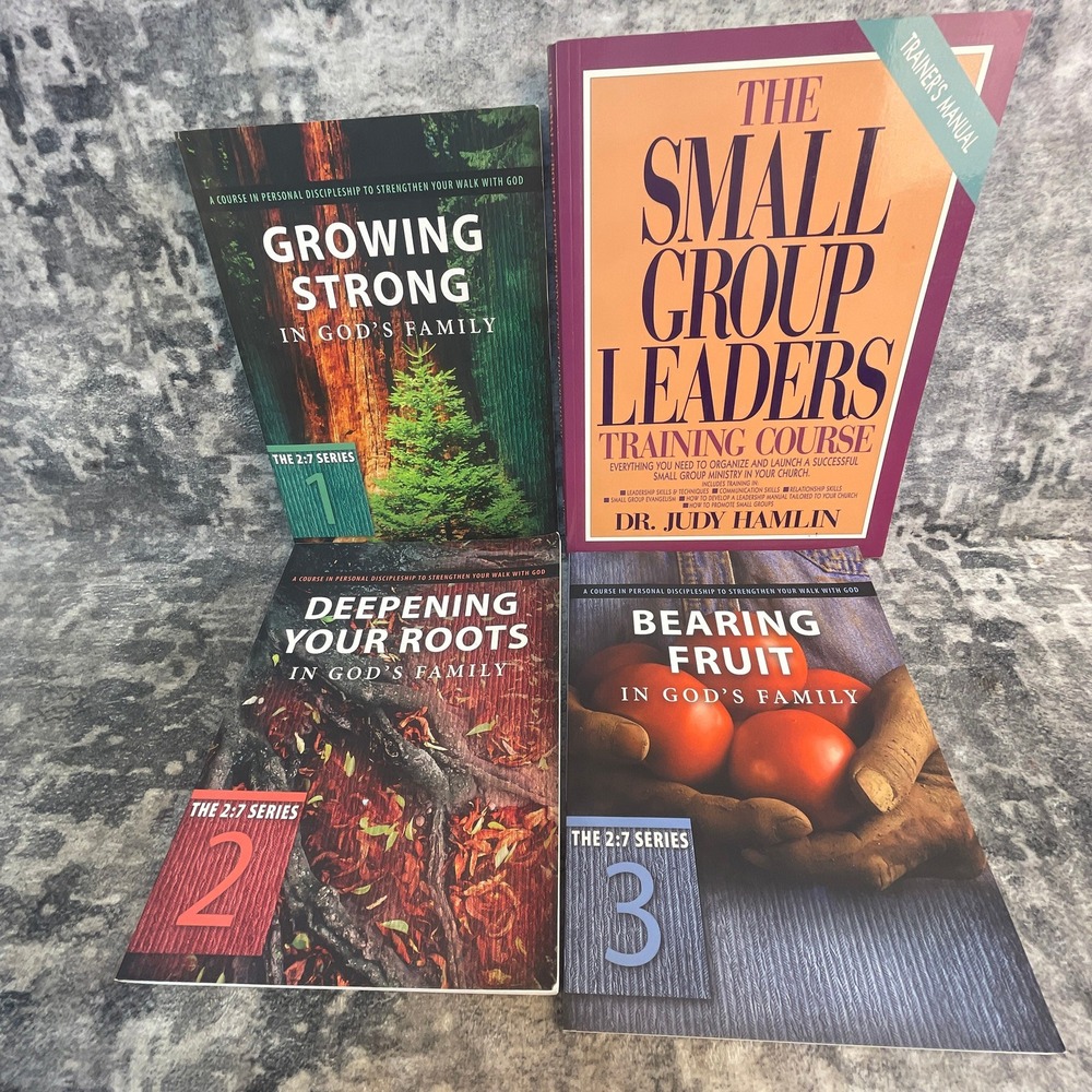 NavPress The 2:7 Series 1-3 Book Set Small Group Leaders Training Manual 4pk